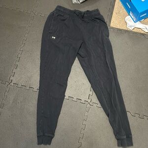 Under armour, tall black joggers